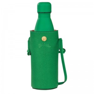 Bottle Holder Bag Longchamp Épure Bottle Masculino Verdes | 1298-ZMEDN
