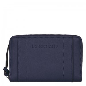 Carteiras Longchamp 3D Feminino Roxo | 0291-VFLWY