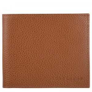 Carteiras Longchamp Le Foulonné Masculino Marrom | 5490-NXQPR