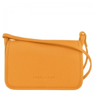 Carteiras Longchamp Le Foulonné XS Feminino Abricó Laranja | 4651-FGXKC