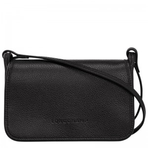 Carteiras Longchamp Le Foulonné XS Feminino Pretas | 8921-HNOQE