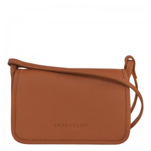 Carteiras Longchamp Le Foulonné XS Feminino Marrom | 6380-KJVMX