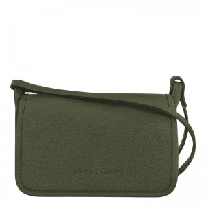 Carteiras Longchamp Le Foulonné XS Feminino Caqui | 8204-KBVIR
