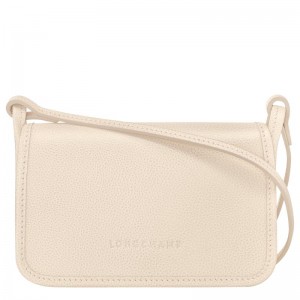 Carteiras Longchamp Le Foulonné XS Feminino Branco | 1927-ENQVY