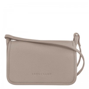 Carteiras Longchamp Le Foulonné XS Feminino Cinzentas | 4329-KIDOS