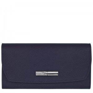 Carteiras Longchamp Roseau Continental Feminino Roxo | 4658-WQFKG