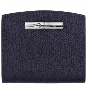 Carteiras Longchamp Roseau Feminino Roxo | 0371-LYXJA