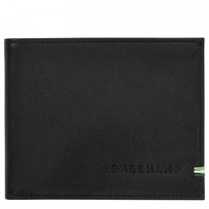 Carteiras Longchamp sur Seine Masculino Pretas | 7029-SQAHR