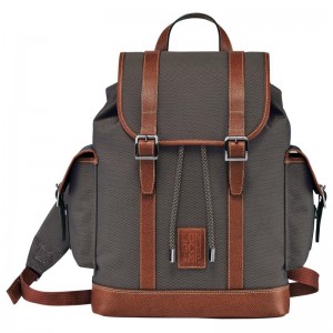Mochilas Longchamp Boxford Masculino Marrom | 5237-STGZO