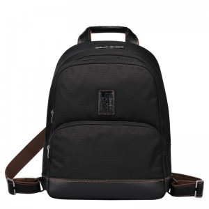 Mochilas Longchamp Boxford Masculino Pretas | 1483-FLKJB