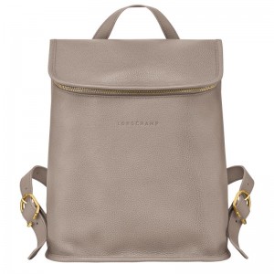 Mochilas Longchamp Le Foulonné Feminino Cinzentas | 2953-WKDHS