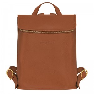 Mochilas Longchamp Le Foulonné Feminino Marrom | 1235-LMIQF