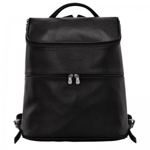 Mochilas Longchamp Le Foulonné Feminino Pretas | 1492-DUJAK
