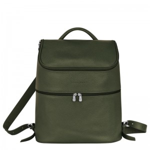 Mochilas Longchamp Le Foulonné Masculino Caqui | 2904-GLVUP