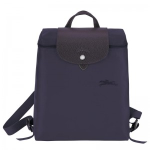 Mochilas Longchamp Le Pliage Green M Feminino Roxo | 4653-ASFML