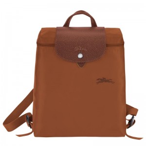 Mochilas Longchamp Le Pliage Green M Feminino Marrom | 3487-ITQOP