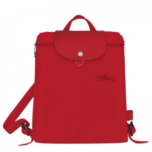 Mochilas Longchamp Le Pliage Green M Masculino Vermelhas | 3682-HWMKU