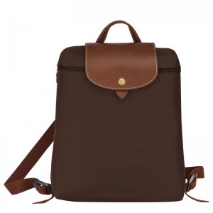 Mochilas Longchamp Le Pliage Original M Feminino Marrom | 4325-TLUPQ