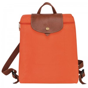 Mochilas Longchamp Le Pliage Original M Feminino Laranja | 6740-SLFOR