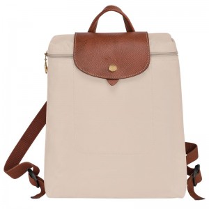 Mochilas Longchamp Le Pliage Original M Feminino Branco | 8261-LNUEA
