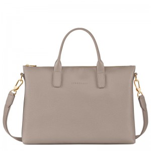 Pasta Longchamp Le Foulonné S Masculino Cinzentas | 5971-TXZPH