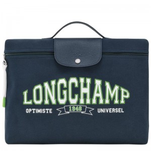Pasta Longchamp Le Pliage Coleções Masculino Azul Marinho | 4701-EZCVO