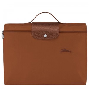 Pasta Longchamp Le Pliage Green S Feminino Marrom | 9238-UDQBR