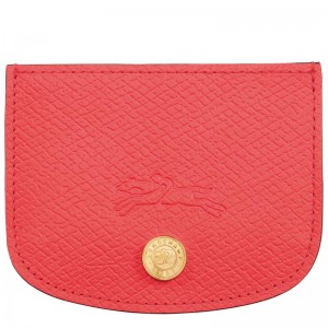 Porta Cartões Longchamp Épure Feminino Vermelhas | 6481-FUKMR