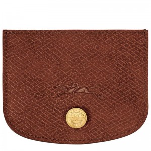 Porta Cartões Longchamp Épure Masculino Marrom | 4128-IXKNB
