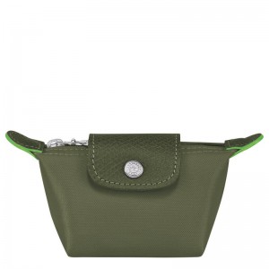 Porta Moedas Longchamp Le Pliage Green Feminino Verdes | 4186-MDFXE