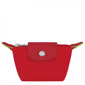 Porta Moedas Longchamp Le Pliage Green Feminino Vermelhas | 0286-GABLD