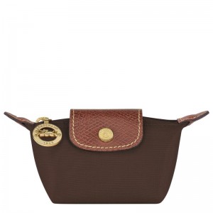 Porta Moedas Longchamp Le Pliage Original Feminino Marrom | 6871-RUKEN