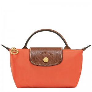 Pouches Longchamp Le Pliage Original with handle Feminino Laranja | 2670-JVTUF