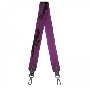Shoulder Straps Longchamp 3D Masculino Roxo | 0316-XWFUN